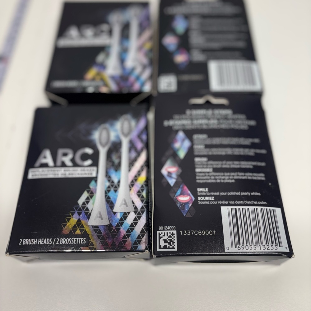 NWT 8 ARC Replacement Toothbrush Brush Heads